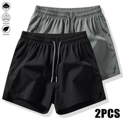 M 35894 Summer Ice Silk Men's Training Shorts 冰丝士训练短