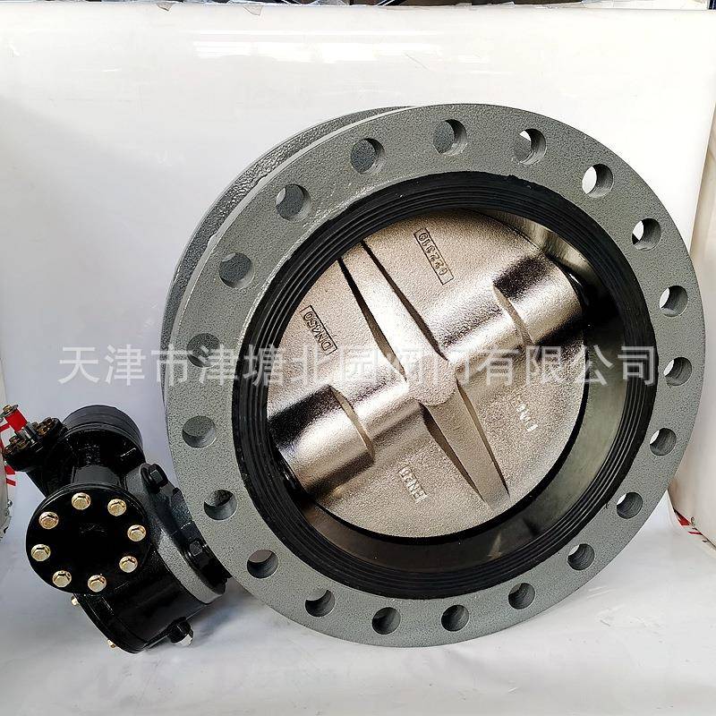 D41X-25C厂家供应25公斤铸钢法兰蝶阀手动涡轮法兰式衬胶阀门
