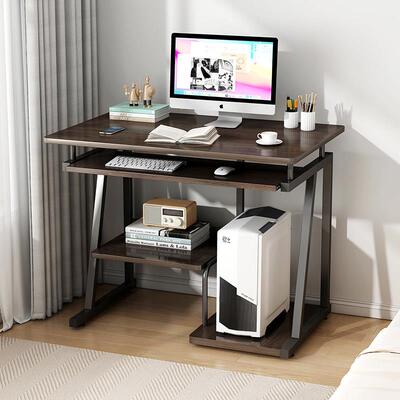 柜架电脑 laptop computer desk 桌子 占地少 study table 一体桌