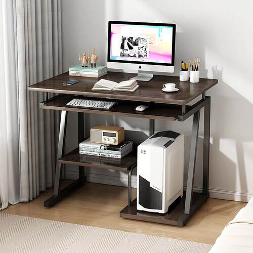 柜架电脑 laptop computer desk 桌子 占地少 study table 一体桌