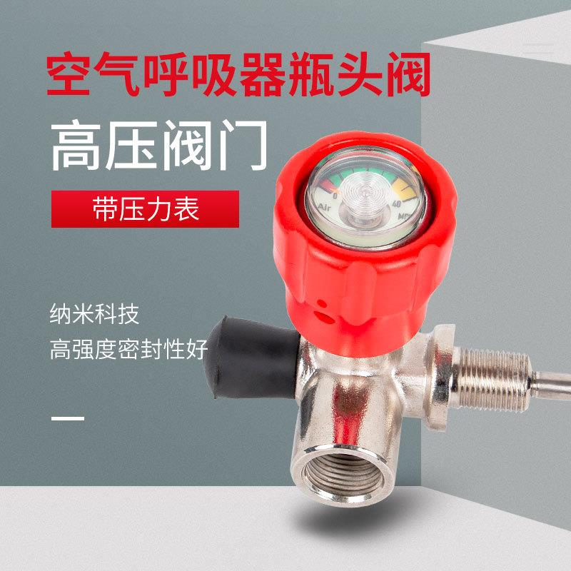 厂家直供高密度碳钎维气瓶钢瓶阀门密封性空气呼吸器瓶头阀