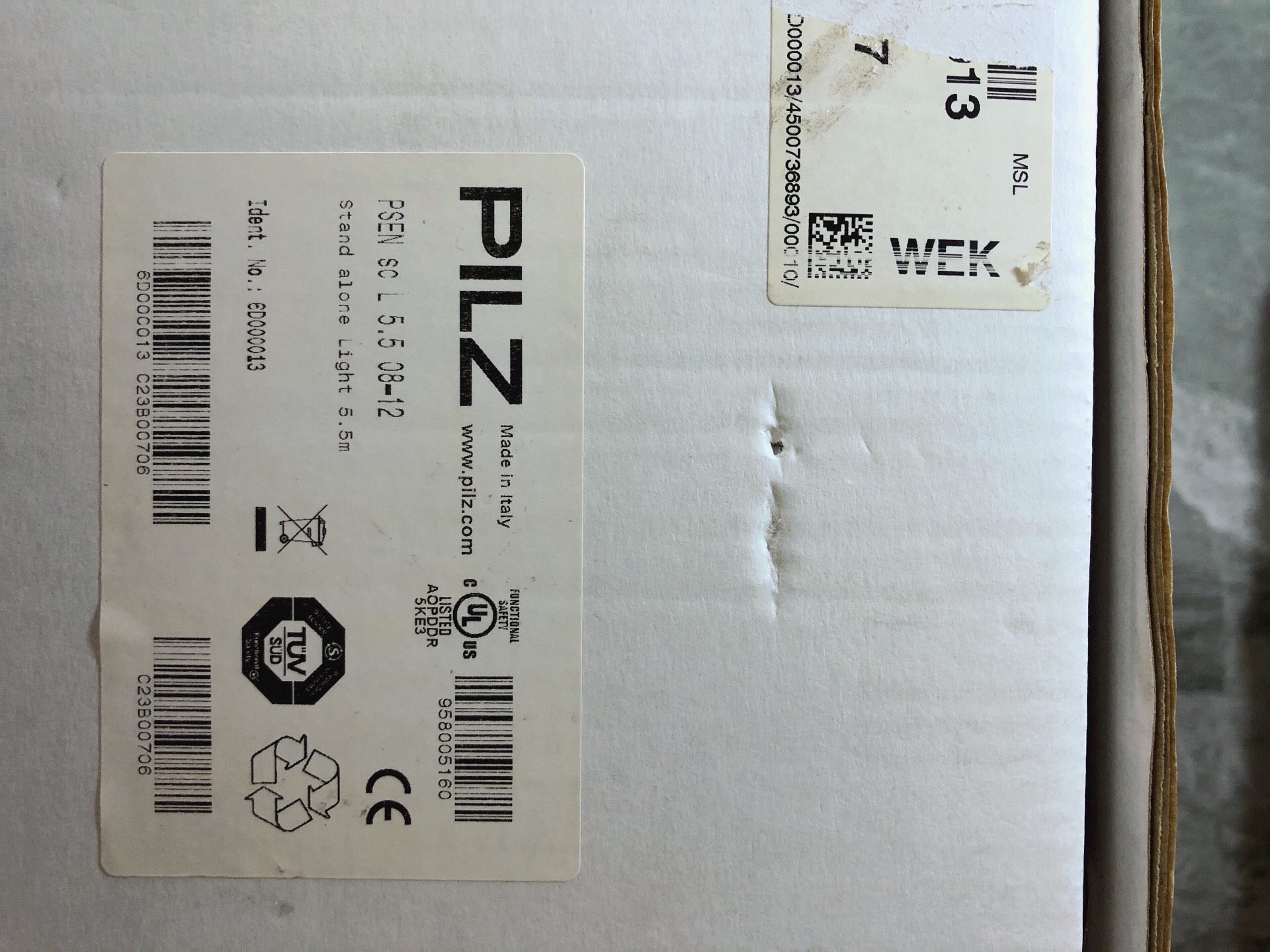 皮尔兹订货号6D000013全新原装正品议价