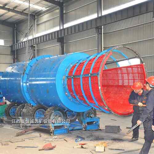江西恒诚50T/H白云石洗矿机滚筒洗石机厂家供应