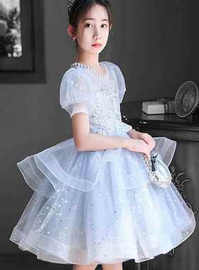 Mapping香港轻奢洋气绝美儿童礼服纱裙花童小女孩生日派对公主裙