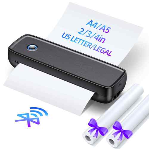 Mini printer无线家用A4热敏打印机 手机连接 打印机A4