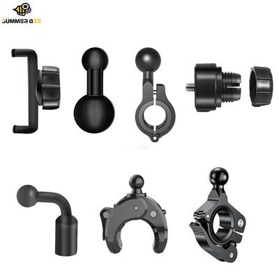 17mm球头手机夹支架固定座铝合金接合器连接杆磁吸吸盘车载配件