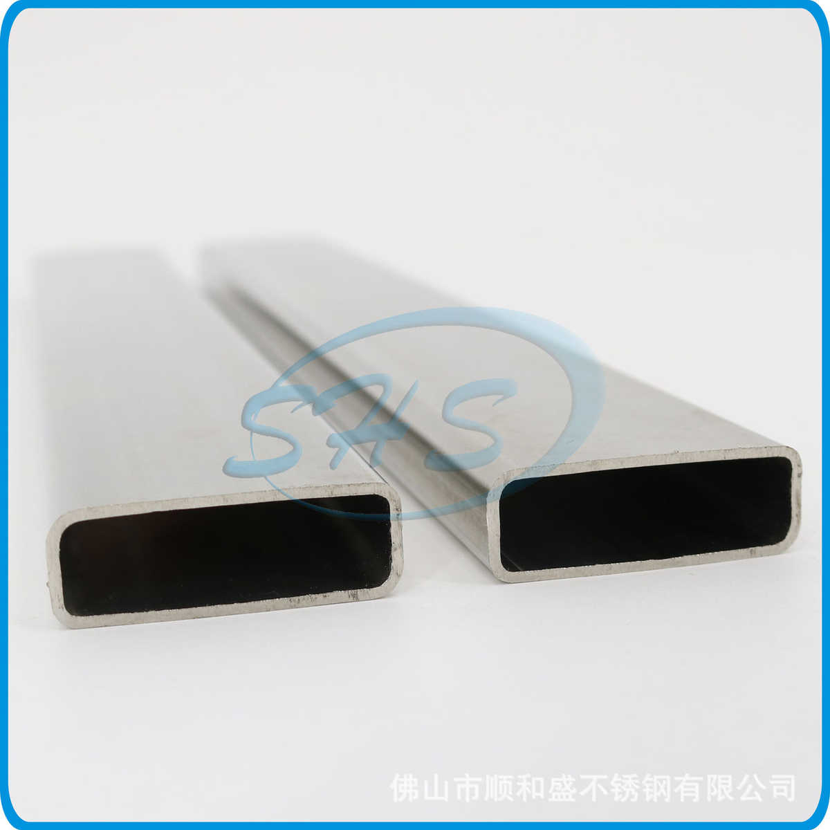 TP316L不锈钢扁管 60*15*1.5 抛光或砂光表面 建筑装饰 家具制品