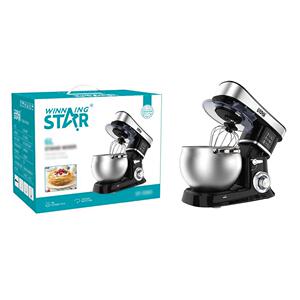 winning star 跨境家用6L和面搅拌打单多功能厨师机Stand Mixer