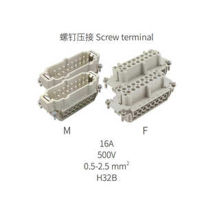 興威聯 重載模塊連接器 HE032系列接插體機械設備 適配H32B SVLEC