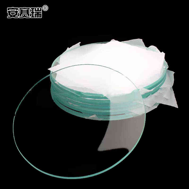 安赛瑞玻璃表面皿5片装实验室结晶皿盖圆皿烧杯盖直径75mm600