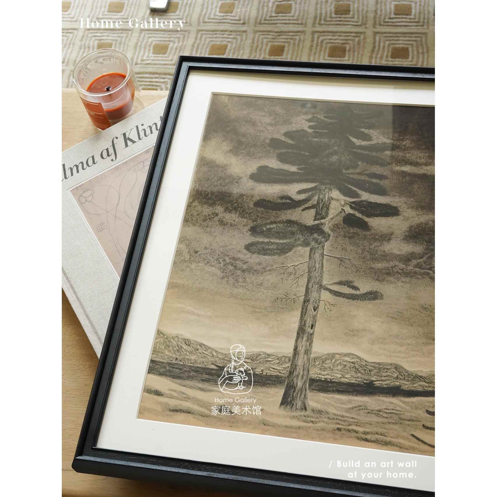 家庭美术馆 「云中树」自然风景现代装饰画挂画 客厅卧室玄关书房图片