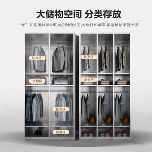 不锈钢衣无柜员工多门储物柜宿舍更浴室车收纳柜尘间带锁换衣SCH