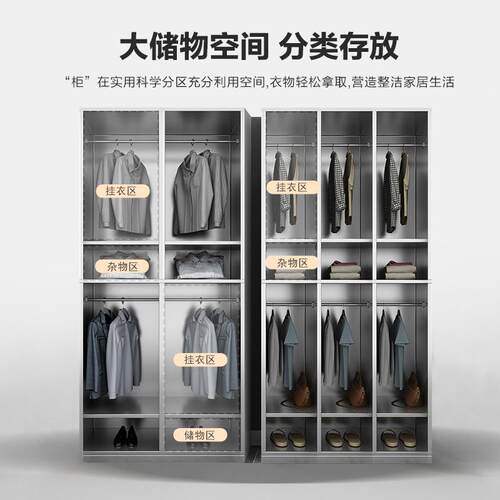 不衣锈钢更柜工多门无储物柜宿舍浴室员收纳柜尘车间带锁SCH---00