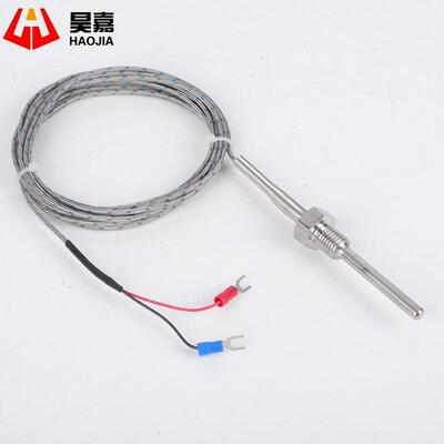 WRN291K型探头式热电偶温度传感器 WZP291PT100热电阻4分2分螺纹