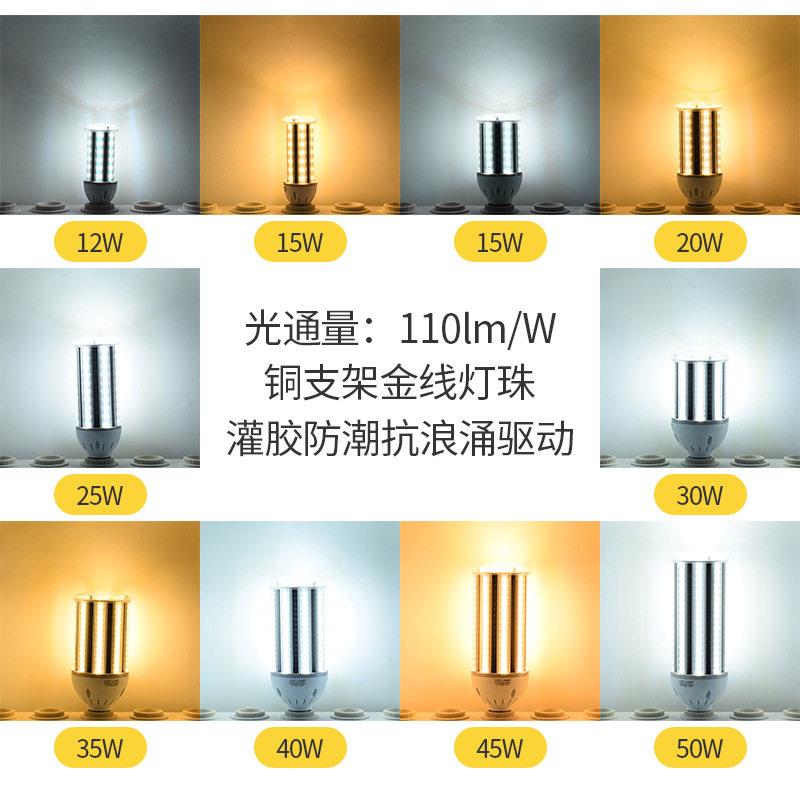 一线光电led灯泡超亮节能灯泡玉米灯泡e40螺口e27路灯庭院灯光源