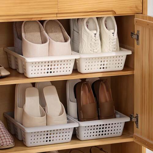 Shoe Cabinet Storage Box No-Assembly Shoe Rack Slippers Shoe