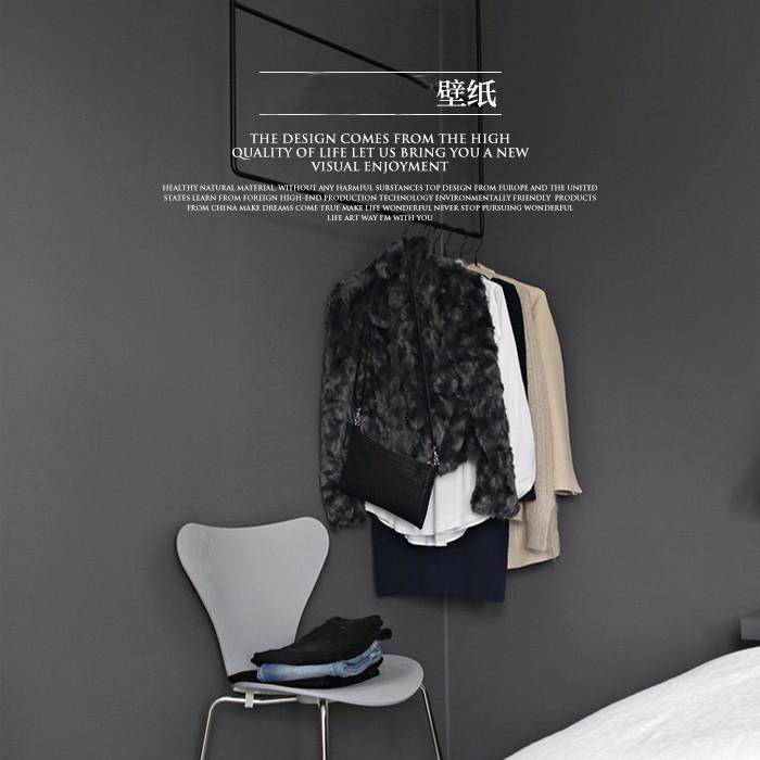 现代简约深灰色PVC防水自粘壁纸北欧Ins风纯色宿舍服装店墙纸,家装主材,自贴墙纸/自粘墙纸,淘宝优惠券,粉丝福利购,淘宝优惠卷