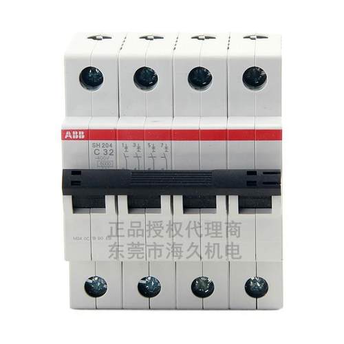 ABB低压开关SH200系列交流断路器SH204-C2;2CDS214001R0024