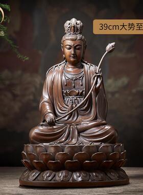 高档像佛香天逸 铜佛像大大至菩萨势势至铜佛像家用摆件