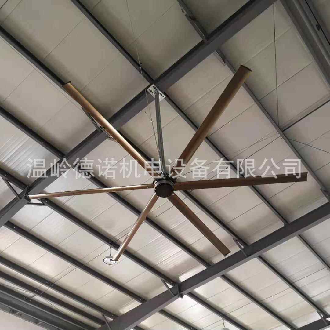 德诺风起5米永磁电机同步大吊扇大型工业风扇车间仓库静音节能