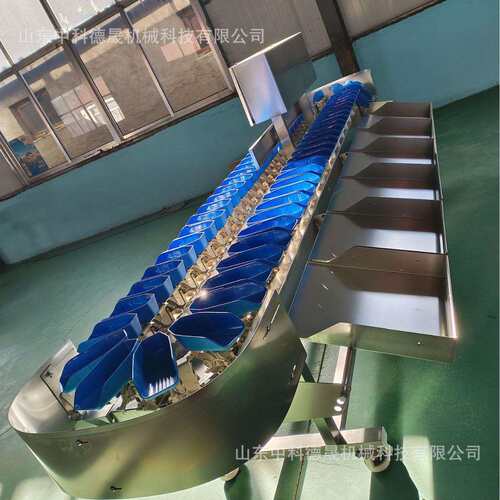 优惠鸡爪鸡翅海蛎子海参螃蟹称重分选机流水线水果蔬菜重量分选机