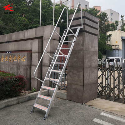 铝合金家用室外楼梯阁楼梯消防梯工程基坑安全上屋顶爬梯过墙梯子