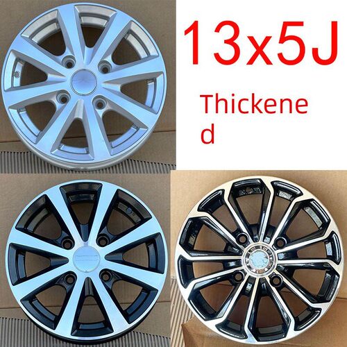 13英寸155R13加厚165/70R13真空轮毂铝合金负载电动四轮观光旅游