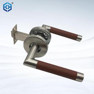 不锈钢门锁室内门皮套门把手家用卧室实木门锁现代简约机械锁具