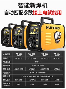 热销WS-200 250不锈钢焊机 家用小型迷你氩弧焊机220V 两用电焊机