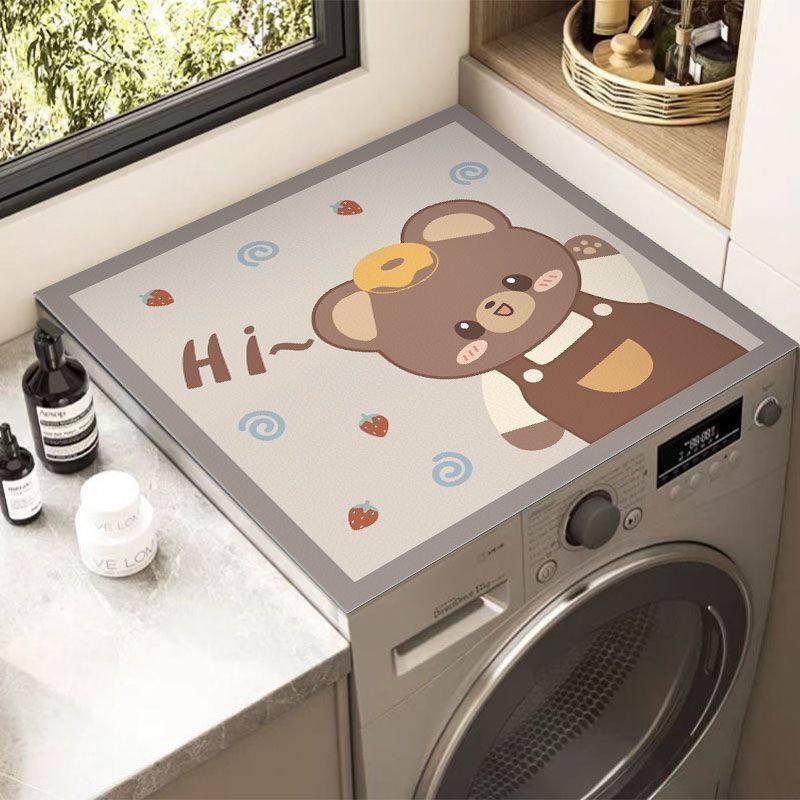 滚筒洗衣机防尘罩套硅藻泥双开门冰箱盖布吸水防晒免洗垫子床头柜,居家布艺,床头罩,淘宝优惠券,粉丝福利购,淘宝优惠卷
