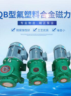 生产CQB型氟塑料合金磁力泵不锈钢自吸泵电动化工泵