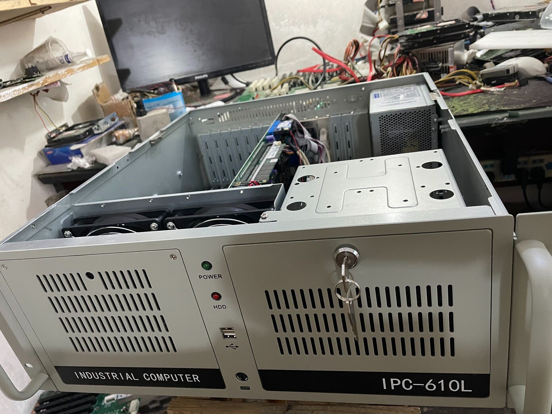 全新IPC-610L工控机/aimb-501G2/G2120