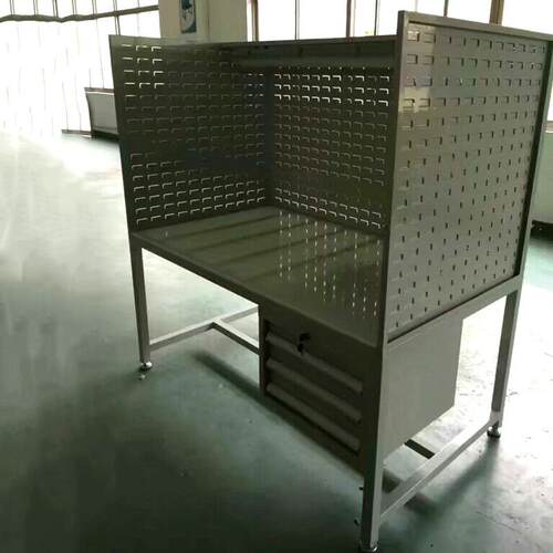 厂家直供不锈钢PP板工作台简易实验操作台日照灯工作台