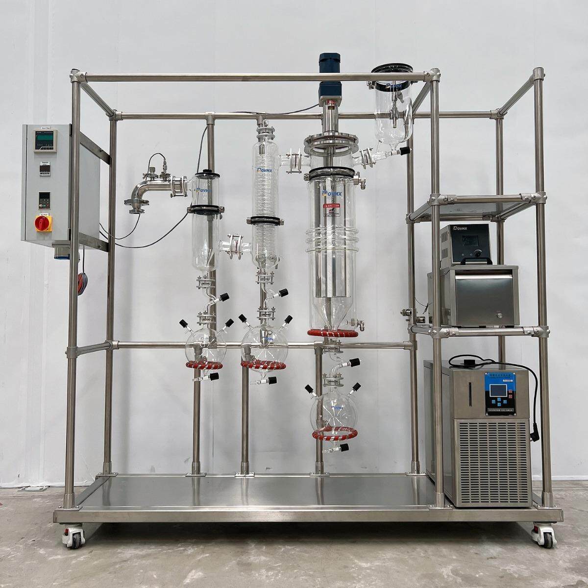 杜马司TFE-200mm玻璃薄膜蒸发器0.35平方厂家直销