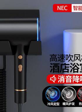 酒店专用电吹风壁挂式大功率吹风机家用护发大风力宾馆用吹风筒