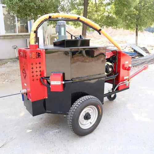 道路养护公路马路裂缝修补机60L100L200L灌缝设备牵引式填缝机