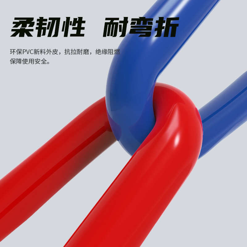 纯铜RVS双对绞2芯0.5 075 1.5 2.5平方消防灯头家用电源花线200米