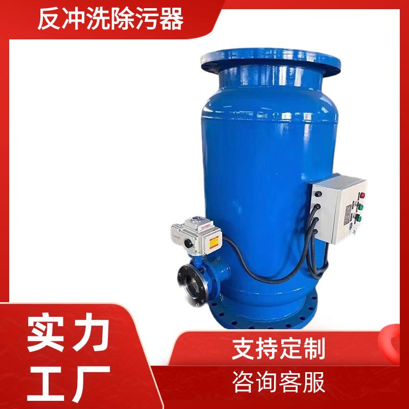 全自动反冲洗除污器碳钢不锈钢前置过滤器装置卧式大流量200m³/h