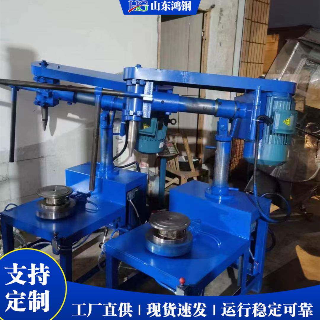 小型瓢盆铁锅内外抛光机 半自动炊具抛光机 家用厨具加工机械