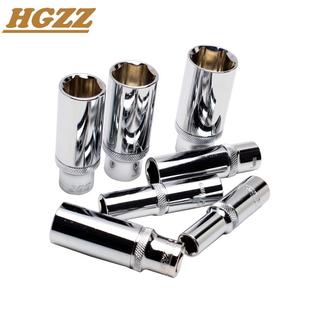 快速棘輪套筒頭六角加長(zhǎng)套汽修機(jī)修扳手工具頭3 HGZZ 8中飛長(zhǎng)套筒