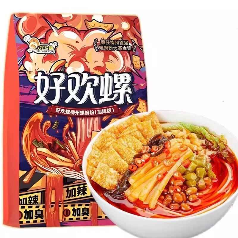 正宗好欢螺螺蛳粉加辣加臭400g柳州特产夜宵速食米粉螺狮粉螺丝粉