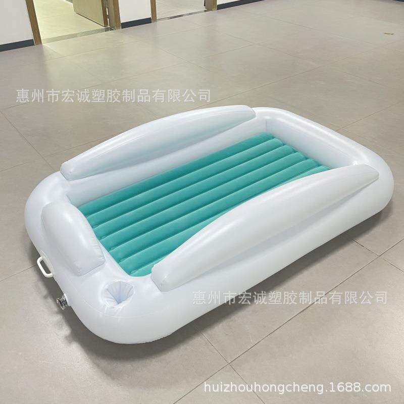 销带充气护栏HC202509儿童床吹气婴儿气垫床旅直游户便外携安全幼