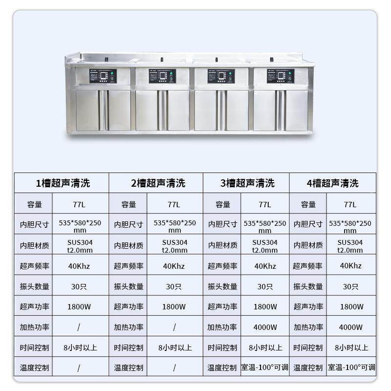 DS-7200-定制四槽多槽超清声波除洗机手术器械玻璃试剂声除尘颗粒