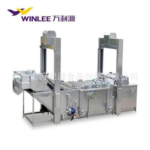 造不锈钢漂烫机果蔬预煮漂烫设备全自动连续叶菜蒸煮机