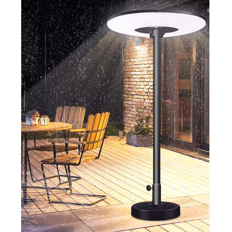 太阳能户外灯庭院感应照明灯家用别墅花园露台可移动飞碟景观路灯