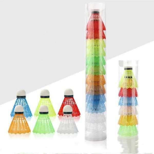 6/12Pcs/Set Durable Badminton Plastic Foam Colorful