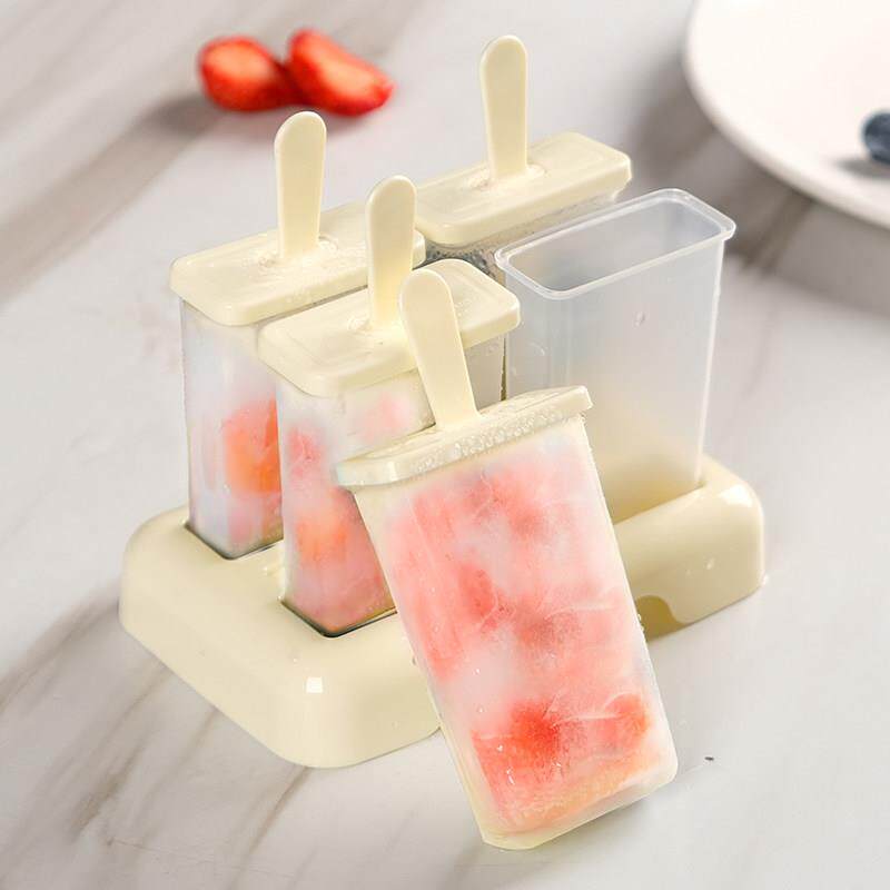 冰棍雪糕模具带盖家用冰棒冻冰块盒商用磨具自制冰淇淋神器食品级