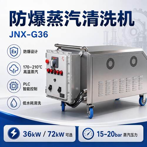 防爆蒸汽清洗机工业化工厂石化厂温蒸汽清洁设备厂家直销
