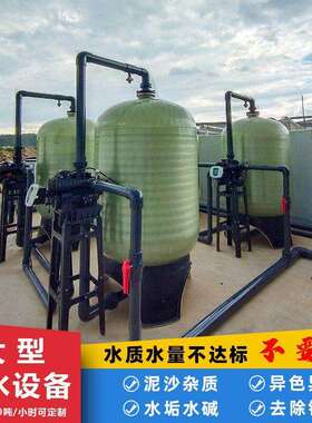 水设备去除钙镁离子水垢30吨工业过滤器井水处理软水机超滤