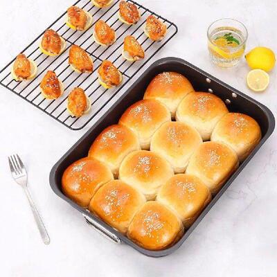 Non-Stick Baking Tray with Rack High Temperature Resistance